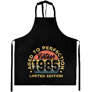 Discover Aged to perfection 1985 Aprons