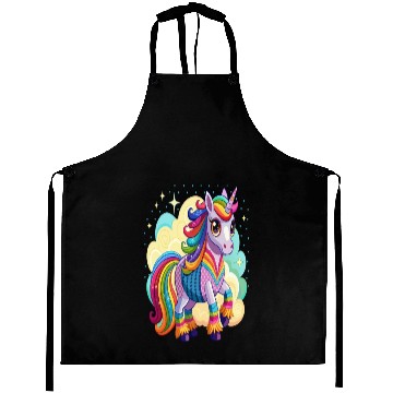 Discover Crochet Rainbow Unicorn Aprons