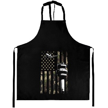 Discover American Flag US, air traffic controller Aprons