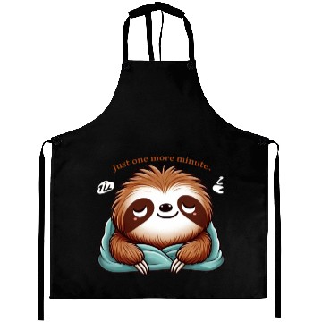 Discover Sloth Just One More Minute Aprons