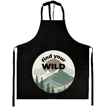 Discover Find Your Wild Aprons