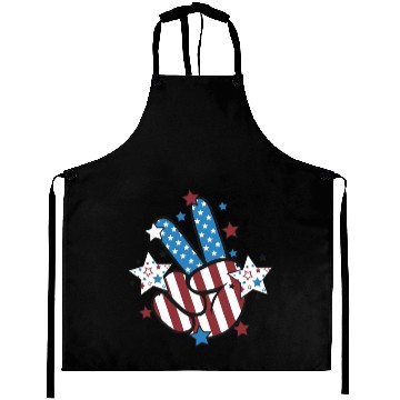 Discover Peace Sign Freedom Aprons