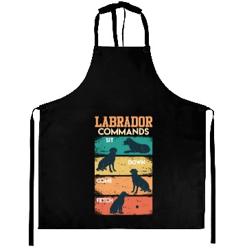 Discover Labrador COMMANDOS Labrador Lovers Funny Aprons