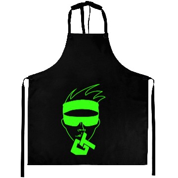 Discover Green neon face GT Aprons