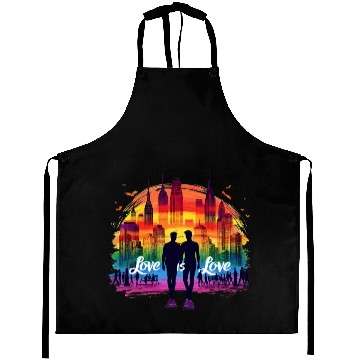 Discover Love is Love: Celebrate Pride and Diversity Aprons