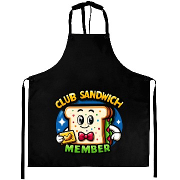 Discover The Club Sandwich Member Aprons