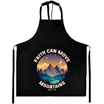Discover Faith can move Mountains Aprons