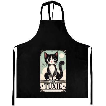 Discover Tuxedo Cats Tarot Card Aprons