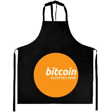 Discover Bitcoin Accepted Here Promo Aprons