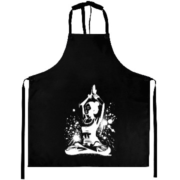 Discover Asian Meditation Relaxation Yoga Teacher Aprons