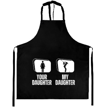 Discover Golfing Your Daughter My Daughter Proud Dad Mom Aprons