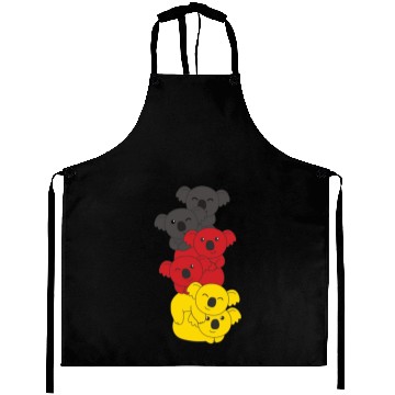 Discover German Flag Koala German Germany Aprons
