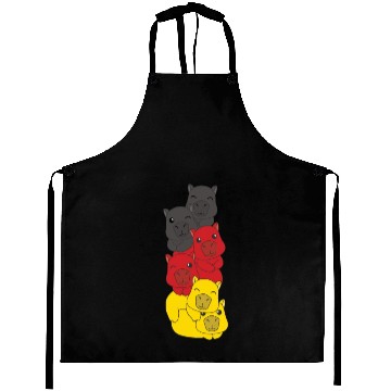 Discover German Flag Capybara German Germany Aprons