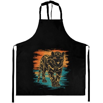 Discover Sunset Panther Aprons