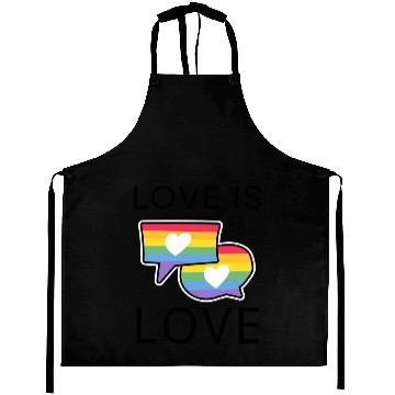 Discover love is love pride month Aprons