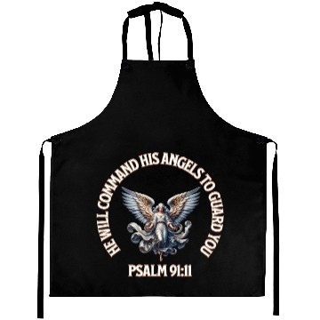 Discover He will command his angels to guard you Aprons