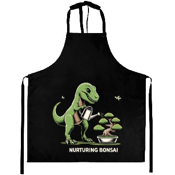 Discover T-Rex Dinosaur Gardener Bonsai Master Gardening Aprons