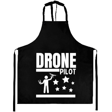 Discover Drone Pilot Quadcopter Proud Funny Drone Pilot Aprons
