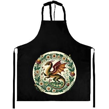 Discover Daisy Flower Dragon Aprons