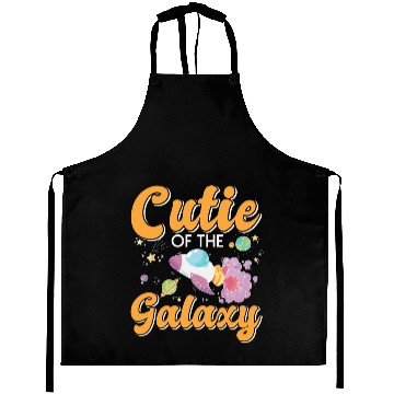 Discover Galactically Sweet: "Cutie Of The Galaxy" Girls, Aprons