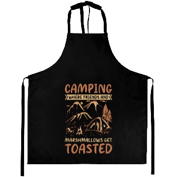 Discover Camping Where Friends and Marshmallows Get Toasted Aprons