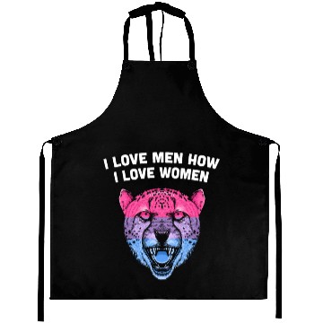 Discover I Love Men How I Love Women Bisexual LGBTQ Bi Prid Aprons