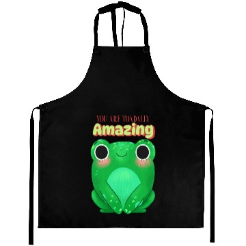 Discover Toad with funny quote Aprons