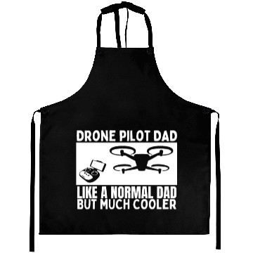 Discover Quadcopter Drone Pilot Dad Father Quote Funny Aprons
