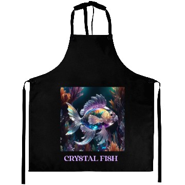 Discover Colorful Crystal Glass Fantasy Fish Aprons