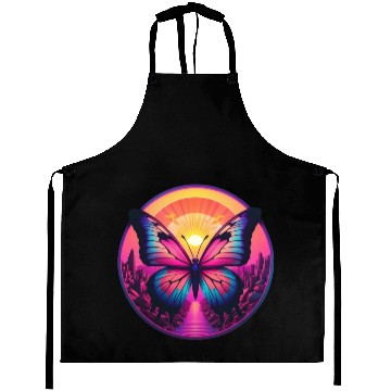 Discover Synthwave ButterFly at Sunset Aprons