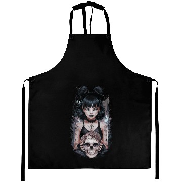 Discover Unique Gothic Art For a Gothic fan Aprons