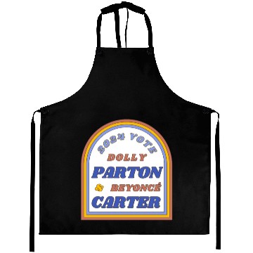 Discover Vote Dolly Parton & Beyonce Carter 2024 Election Aprons