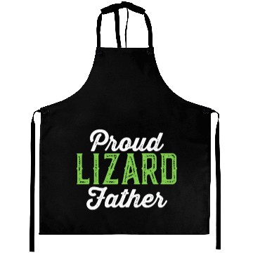 Discover Proud Lizard Father Aprons - Funny Pet Reptile