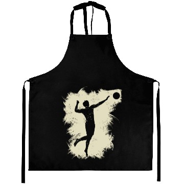 Discover Volleyball Beach Grunge Vintage Aprons