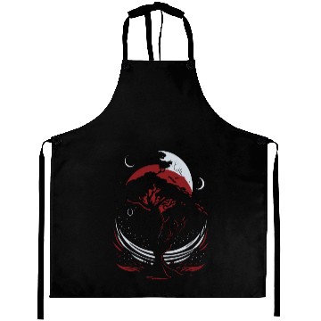 Discover Red White Black Trees and The Moon Aprons