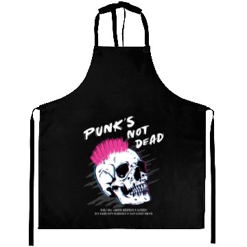Discover Punks Not Dead - Skull Punk Rock Music - Old Aprons