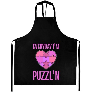 Discover Everyday I’m Puzzl'n Everyday I’m Puzzling, Aprons