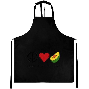 Discover Peace Love Avocado Avocado Lover Food Lover Aprons