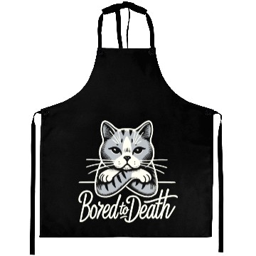 Discover Gothic Emo Cat Design For Cat Lovers And Aprons