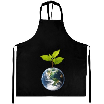Discover Planet Earth with beautiful freshness growth tree Aprons