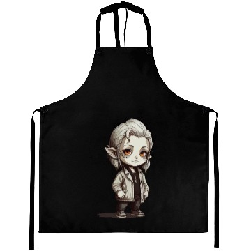 Discover Chibi Character Illustration Aprons