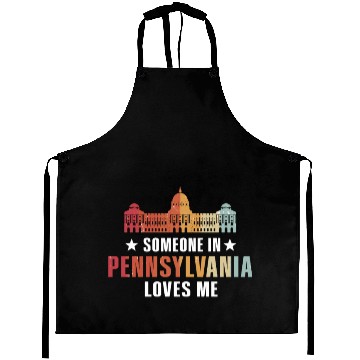 Discover Someone In Pennsylvania Loves Me Aprons
