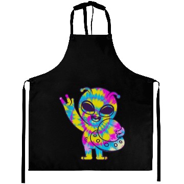 Discover Funny Alien Ufo Extraterrestrials Lover Gift Aprons
