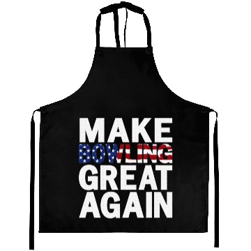Discover Patriotic USA Make Bowling Great Again Aprons