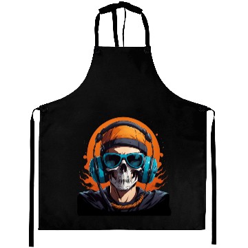 Discover Skull head singing Aprons