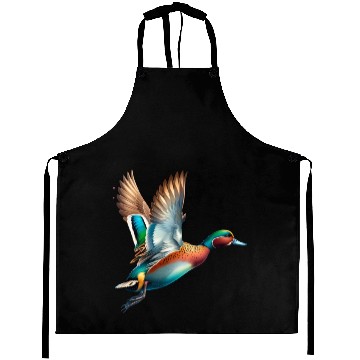 Discover Chestnut Teal in Flight Aprons