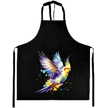 Discover Cockatiel in Flight Aprons