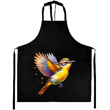 Discover Yellow Rumped Thornbill in Flight Aprons