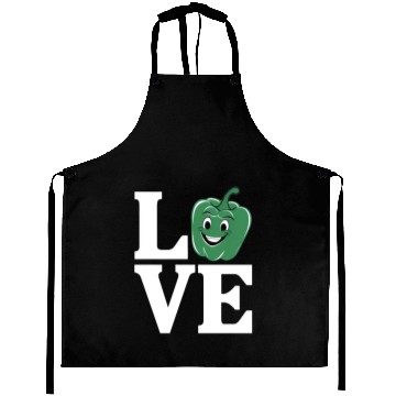 Discover Bell Pepper Love Green Aprons