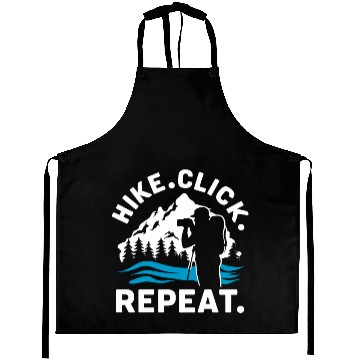 Discover Hiking Photographers Hike Click Repeat Outdoor Aprons